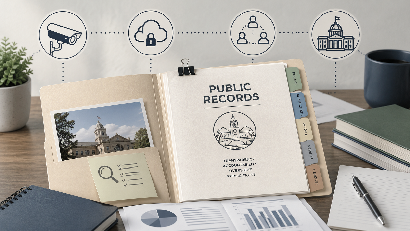 Source library for Bend police technology oversight, including public records, vendor documents, policy research, and model safeguards.