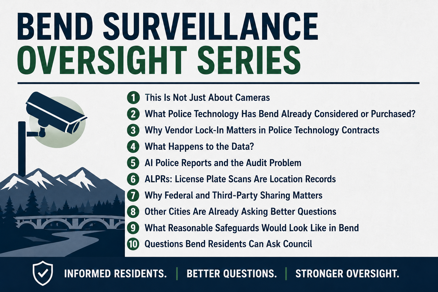 What Bend Residents Should Know Before Police Surveillance Expands